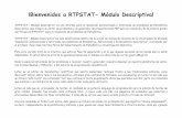 ¡Bienvenidos a RTPSTAT- Módulo Descriptiva!jjserra/Guide.pdf · •Resolver, disponible sólo si el problema activo no presenta errores y tenemos instalados en nuestra plataforma