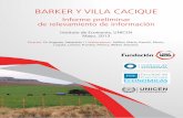 BARKER Y VILLA CACIQUE. Introducción Las localidades de Barker y Villa Cacique son dos pequeños poblados a 5 kilómetros de dis-tancia uno del otro, ubicados en el partido de Benito