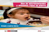GUÍA DE CAPACITACIÓN: Uso de micronutrientes y …bvs.minsa.gob.pe/local/MINSA/3540.pdf · Rotafolio “Suplementación con micronutrientes para prevenir la anemia”. Lámina 3