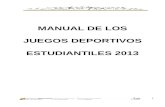 MANUAL DE LOS JUEGOS DEPORTIVOS ESTUDIANTILES …intranet.mindeporte.gob.ve/estudiantiles/aplicacion/html/textos... · de las fases de competencias deportivas estudiantiles ... estudiantil
