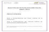 BOLETIN DE ACTUALIZACIÓN FISCAL ABRIL 2015 - …imef.org.mx/descargas/2015/junio/bol_act_fiscal_tesis_jurispruden... · segundo pÁrrafo, del cÓdigo fiscal de la federaciÓn, es