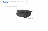 LASERJET PRO 400 MFP - incheca.com · Las únicas garantías de los productos y servicios HP se detallan en las declaraciones de garantía expresas que acompañan a dichos productos