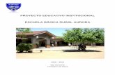 PROYECTO EDUCATIVO INSTITUCIONAL ESCUELA … · PROYECTO EDUCATIVO INSTITUCIONAL ESCUELA BÁSICA RURAL AURORA 2015 – 2019 San Clemente VII Región del Maule