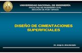 DISEÑO DE CIMENTACIONES SUPERFICIALES Cimentaciones Superficiales.pdf · 100 1 200 1 300 1 400 1 500 1 600 1 700 1 800 1 900 1 1000 Ref. (Bjerrum, 1963) ASENTAMIENTO DE ESTRUCTURAS
