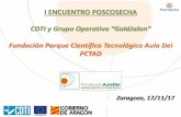 CDTI y Grupo Operativo “GoldJalon Fundación Parque ... · Determinaciones de calidad postcosecha Reducción uso fitosanitarios ... nuevas tecnologías post-cosecha. Aplicación