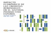 Impacto Económico de las Energías Renovables en … de la edición de Estudios Técnicos PER 2011-2020: Jaume Margarit i Roset, Director de Energías Renovables de IDAE Título: