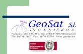 GEOSAT S.L. es una empresa creada en el año 1.994 … · Disponemos de ecosonda monohaz para profundidades de hasta 600 m. Distribuidores autorizados GARMIN
