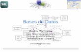 Bases de Datos - personales.unican.espersonales.unican.es/corcuerp/BDT/Slides/BD_intro.pdf · • Coordina todas las actividades del sistema de la base de datos; conoce los recursos