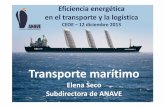 Eficiencia energética en el transporte y la logísticacontenidos.ceoe.es/resources/image/presentacion_anave_2013_12_12.… · Optimización del sistema de propulsión Rendimiento