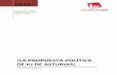 [LA PROPUESTA POLÍTICA DE IU DE ASTURIAS]€¦ · La confluencia en Asturias ... las empresas multinacionales ven allanado el camino para proceder a deslocalizaciones de sus factorías,