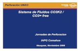 Sistema de Fluidos CO3K2 / CO3= free - Bienvenidos a … NqN/Present.pdf · Ventajas / desventajas ... Resultados dudosos a nivel inhibición y estabilidad Buen registro SP-Glicol