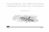 QUADERNS DE PREHISTÒRIA I ARQUEOLOGIA DE … · Situación del área excavada en relación al conjunto de edificaciones de Santa Llúcia: 1- área excavada; 2- ermita de Santa Llúcia;