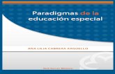 PARADIGMAS DE LA EDUCACIÓN ESPECIAL - … · ha llevado a cabo la revisión de ciertos paradigmas filosóficos y psicológicos para responder satisfactoriamente a los actuales requerimientos