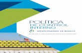 Política de Control Interno - grupoenergiabogota.com · Control Interno establece las acciones, las políticas, los métodos, procedimientos y mecanismos de prevención, control,