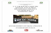 C.I.J.B ERAKUNDEAK ANTOLATUTAKO MUNDUKO … · deporte de pelota a mano y tiene por objetivos desarrollar y propagar un juego de pelota ... Comunidad Valenciana, Colombia y Euskal