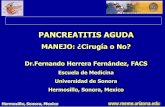 PANCREATITIS AGUDA … Aguda.pdf · HeHremrmososillio,ll So, Sonoonora,r Mea, Mexicxioco  du 1. Guías para el manejo quirúrgico (IAP) 2. Enfoque clínico ...