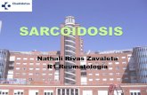 Nathalí Rivas Zavaleta R1 Reumatologíaextranet.hospitalcruces.com/doc/adjuntos/SARCOIDOSIS.pdf · Hallazgos sugerentes de Sarcoidosis Pulmonar. ECOENDOSCOPIA CON PAAF: ... Atenuan
