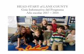HEAD START of LANE COUNTY Guía Informativa del … · Las rimas ayudan a los niños ... de empleo o en cualquier programa o actividad conducida con fondos del Departamento. (No todas