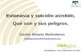Eutanasia y suicidio asistido, Qué son y sus peligros. · Límites legales a los medicamentos opioides. • Situación de los Cuidados Paliativos en México: En 2020 6,7 % de mexicanos