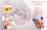 NUTRICIÓN Nutrición, Dietética y Estética DIETÉTICA …violetteortega.com/pdf/Triptico_Nutricion_Estetica_Maquillaje.pdf · calidad de vida y el bienestar físico del paciente
