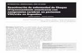 Reactivación de enfermedad de Chagas … · chagásica (Figura 3), 1/6 miocarditis chagásica y 1/6 con lesiones cutáneas con histiocitos parasitados por T. cruzi. La mortalidad
