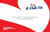 Estados Financieros Consolidados - …informeanuallala2017.com/wp-content/uploads/2018/04/ESTADOS... · Grupo Lala, S. A. B. de C. V. y Subsidiarias. Estados financieros consolidados