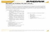 FT-Bardahl Turbine Oil ISO VG 32 · 2016-12-06 · cajas de engranes de alta velocidad ESPECIFICACIONES Y/O APROBACIONES • MIL-L 17672 • DIN 51515 • Siemens/KWU TLV 9013 04/01