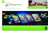 Epyme presenta su nueva App: una eficaz herramienta … · Otra de las medidas de las que espera-mos prontos resultados es la incorpora-ción de todos los campos de la instala- ...