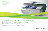 Xerox WorkCentre 4260 Equipo multifunción y precio … · para tamaño carta ¿Por qué pagar por un equipo multifunción de gran tamaño si usted trabaja principalmente con documentos