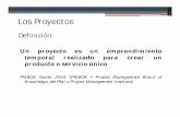 Un proyecto es un emprendimiento temporal realizado …webdelprofesor.ula.ve/.../definiciones_b%E1sicas_de_proyectos.pdf · Fuente: GGPIC (PDVSA) Los Proyectos:Ciclo de Vida. Los