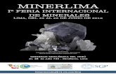 Minerlima - Sociedad Geológica del Perú · relación con la formación de cuerpos minerales. Por Silvia Rosas Lizarraga Coleccionando minerales. Por Nora Rebollé ...