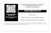 CONTABILIDAD VII - Centro Universitario de Orientecunori.edu.gt/download/Contabilidad_VII.pdf · Cuentas especiales de la contabilidad ganadera c) Registro y manejo del ganado en