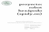 proyecto: robot hexápodo - …pedrojoanmiro.webcindario.com/Desarrollo_de_Proyectos/Proyectos... · 3 I.E.S. Joan Miró (S.S. de los Reyes) / Dpto. Electrónica Ciclo Superior de