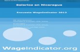 Salarios en Nicaragua - wageindicator.org · fundada en 2005 con sede en Guatemala. Con influencia en toda la región centroamericana, se ... Socios del proyecto: Central de Trabajadores