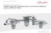 Folleto técnico Válvulas de expansión termostáticas …files.danfoss.com/TechnicalInfo/Dila/01/DKRCCPDAM0A305.pdf · Con un sentido normal de circulación del flujo, la presión