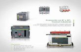 Protección en BT y MT, Control industrial - Hyundai …hyundai-electric.es/media/images/Catalogos/Panorama-Producto.pdf · Curva característica de disparo B, C, D B, C, D B, C,