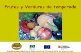 Frutas y Verduras de temporada - econz.unizar.es · Las hortalizas y el ... en la producción nacional de algunas frutas como el melocotón, la pera, ... •Chorizo curado •Coc