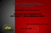 ESTADO DE BIENESTAR KEYNES Y … · estado de bienestar keynes y neoliberalismo repÚblica bolivariana de venezuela facultad de ciencias jurÍdicas y polÍticas escuela de derecho