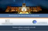Seminario de Electrónica Industrial - Inicioelo383/apuntes/clase13.pdf · Seminario de Electrónica Industrial-2- ELO-383 1er semestre 2010 Parques eólicos •Altas demandas dinámicas: