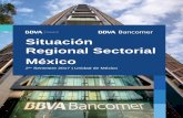 Situación Regional Sectorial México - BBVA Research · Se trata el tema de la informalidad en el sector, cuya participación se ha man- ... crecimiento de las actividades terciarias