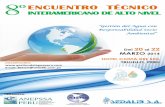 8 ENCUENTRO TÉCNICO - sedalib.com.pe · Compartir experiencias exitosas en reducción de índices de Agua No ... Manejo de las Aguas Residuales en la Gestión Integrada del Recurso