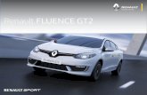 Renault FLUENCE GT2€¦ · Cámara y sensores de estacionamiento traseros. ... el Renault Fluence GT2 cuenta con el más alto nivel de equipamiento. Frenos con ABS y EBD ... Discos