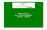 Memoria de Actividades 2012 -2013 - Centro Covarrubiascentrocovarrubias.org/wp-content/uploads/2014/09/Memoria... · Colaboración con la Fundación Rafael del Pino en el Ciclo Cristianismo