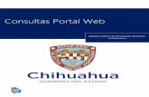 Consultas Portal Web - Inicio | Chihuahua.gob.mx€¦ · 4 1.0.1 Consulta porta web El objetivo principal de la consulta web es realizar la consulta de los índices e inscripciones