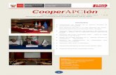 CooperAPCIón - Agencia Peruana de Cooperación … · NOTICIAS SOBRE COOPERACIÓN INTERNACIONAL EN EL PER ... Juvenil en Condiciones de Trabajo busca promover la ... el mejoramiento