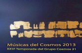2 3 - Cosmos 21 pdf/Librilloj(peq).pdf · Temporada de conciertos del CNDM en Santiago de Compostela, "Músicas nocturnas". Temporada de eon- ciertos del CNDM en Santiago de Compostela.