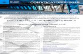 CONVOCATORIA-2018 - ingenieriaquimica.buap.mx DIQ 2018_Fina… · ... Constancia de acreditación ... Vicerrectoría de Investigación y Estudios de Posgrado-BUAP: ... Autónoma de