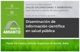 Diseminación de información científica en salud públicaold.iss.it/binary/amia/cont/De_Castro__Diseminacion_quito_2014.pdf · 80% de los usuarios de Internet busca informaciones