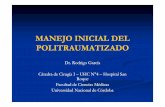 MANEJO INICIAL DEL POLITRAUMATIZADO - …blogs.unc.edu.ar/cirugia/files/MANEJO-INICIAL-DEL... · POLITRAUMATIZADO Dr. Rodrigo García Cátedra de Cirugía I – UHC N °4 – Hospital