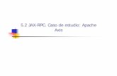 5.2 JAX-RPC. Caso de estudio: Apache Axis - tic.udc.esfbellas/teaching/adoo-2005-2006/Tema5Apart... · El uso de un esquema XML es el más habitual ... En el caso de las contrapartidas